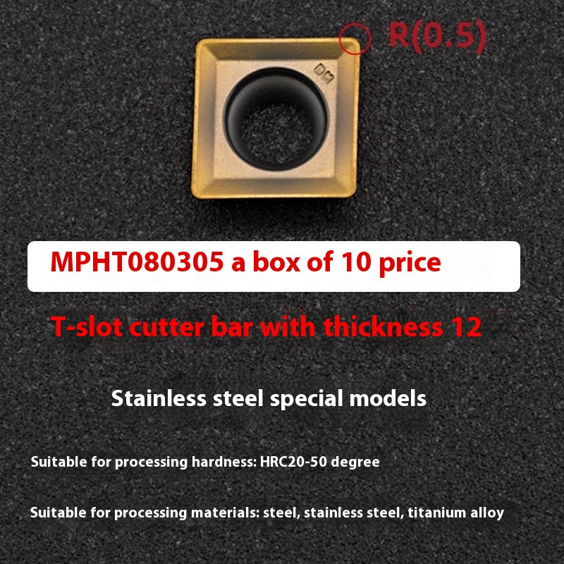 2065-T-slot milling cutter rod CNC slotting HTS three-edged machining center numerical control T-slot milling cutter rod thickness 6 8 10 12 Shandong Denso Pricision Tools Co.,Ltd.